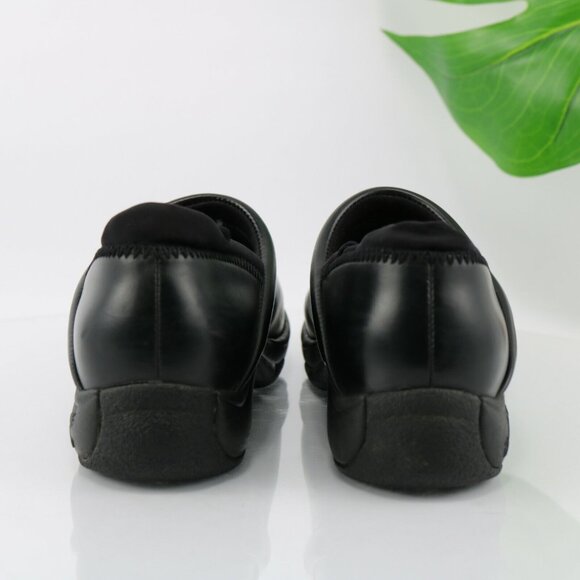 Dansko Womens Kelsey Clog  Size 38 7.5  Black Leather Slip On Casual Work Shoe - Picture 6 of 12